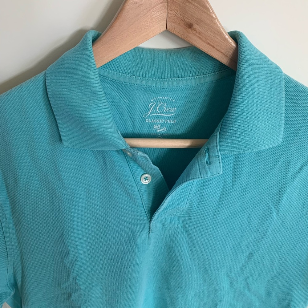 JCrew Polo Shirt, Turquoise